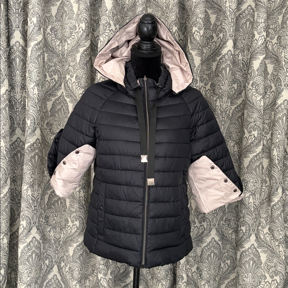 PACKABLE REVERSIBLE JACKET, REMOVABLE HOOD